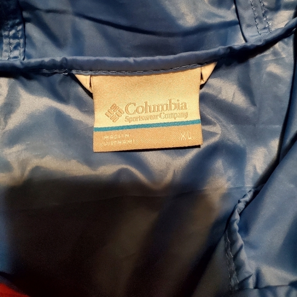 Columbia Women's Flash Forward Blue Windbreaker Size XL - Picture 8 of 10